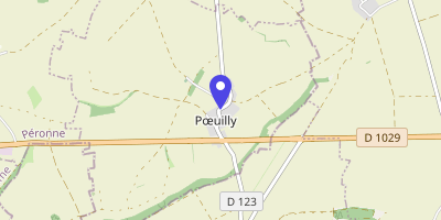 Carte OpenStreetMap — 20 rue Saint-Éloy, Pœuilly