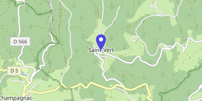 Carte OpenStreetMap — Le Bourg, Saint-Vert