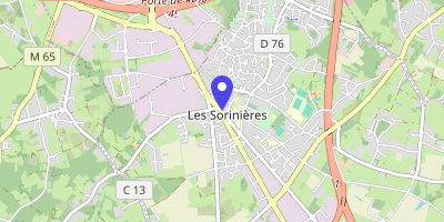 Carte OpenStreetMap — 49 rue Georges-Clemenceau, Les Sorinières