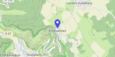Carte OpenStreetMap — 1 place Joseph-Tardy, Échevannes