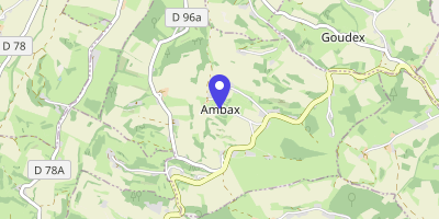 Carte OpenStreetMap — 1 place de l'église, Ambax