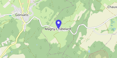 Carte OpenStreetMap — 1 Grande Rue, Magny- Chatelârd