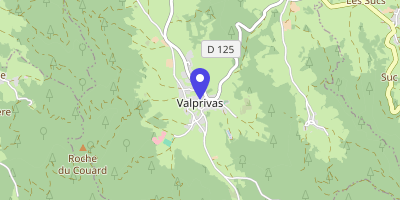 Carte OpenStreetMap — 11 rue des Écoliers, Valprivas