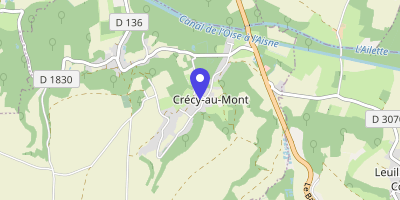 Carte OpenStreetMap — 4 place Bouchart, Crécy-au-Mont