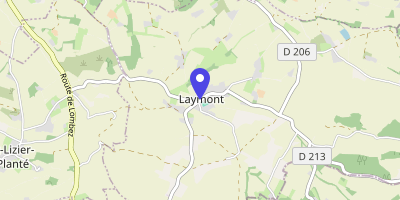 Carte OpenStreetMap — 39 rue du Village, Laymont