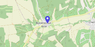 Carte OpenStreetMap — 16 rue de la 2e-Division-Blindée, Buxières-sur-Arce