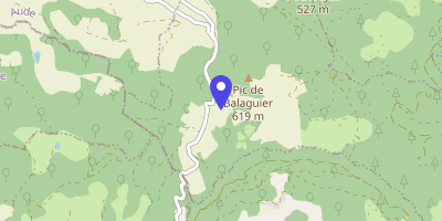 Carte OpenStreetMap — 4 La Leude, Corbières
