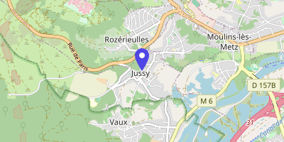 Carte OpenStreetMap — 10 rue de la Libération, Jussy