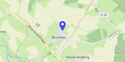 Carte OpenStreetMap — 934 route du Bourg, Bouelles
