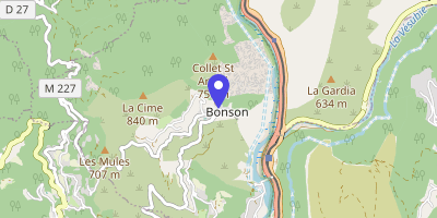 Carte OpenStreetMap — 1 place Désiré-Scoffier, Bonson