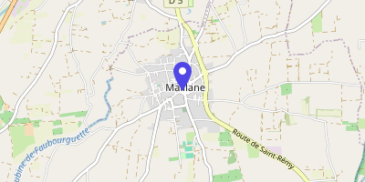 Carte OpenStreetMap — Place de l'Église, Maillane