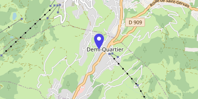 Carte OpenStreetMap — 775 route d'Etraz, Demi-Quartier