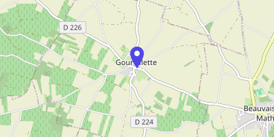 Carte OpenStreetMap — 2 rue de la Fontaine, Gourvillette