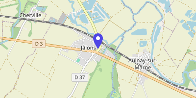 Carte OpenStreetMap — 12 rue de la Mairie, Jâlons