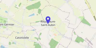 Carte OpenStreetMap — 15 route de Thoux, Roquelaure-Saint-Aubin
