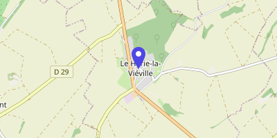 Carte OpenStreetMap — 17 bis rue de Sains, Le Hérie-la-Viéville
