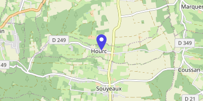 Carte OpenStreetMap — 18 route de la Bigorre, Hourc