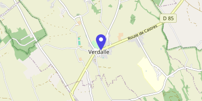 Carte OpenStreetMap — 21 avenue François-Monsarrat, Verdalle