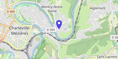 Carte OpenStreetMap — 19 rue Roger-Salengro, Montcy-Notre-Dame