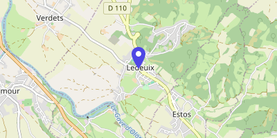 Carte OpenStreetMap — 4 rue de l'Église, Ledeuix