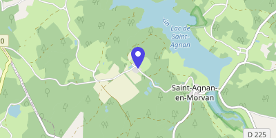 Carte OpenStreetMap — Le Bourg, Saint-Agnan-en-Morvan