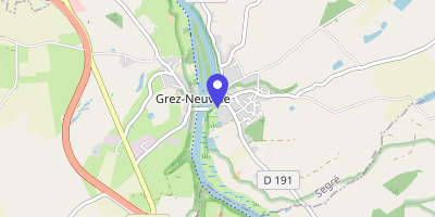 Carte OpenStreetMap — 1 rue du Port, Grez-Neuville