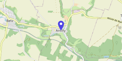Carte OpenStreetMap — 2 place de l'Église, Antilly