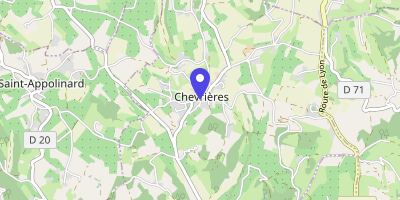 Carte OpenStreetMap — 10 place Vincendon-Dumoulin, Chevrières