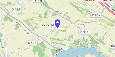 Carte OpenStreetMap — 15 rue de la Mairie, Gourvieille