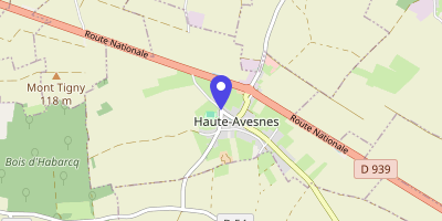 Carte OpenStreetMap — 2 rue de Frévin, Haute-Avesnes