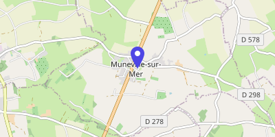 Carte OpenStreetMap — 1 place de la Mairie, Muneville-sur-Mer