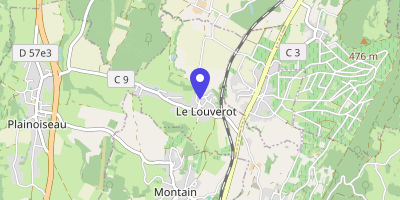 Carte OpenStreetMap — 140 rue de la Mairie, Le Louverot