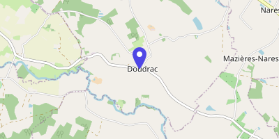 Carte OpenStreetMap — 1 place de la Mairie, Doudrac