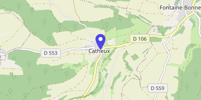 Carte OpenStreetMap — 1 place de la Mairie, Catheux