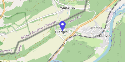 Carte OpenStreetMap — 1 rue du Cimetière, Hierges