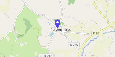 Carte OpenStreetMap — 4 place des Pervenches, Pervenchères