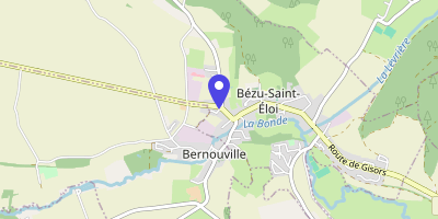 Carte OpenStreetMap — 22 bis route de Gisors, Bézu-Saint-Éloi