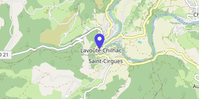 Carte OpenStreetMap — Place du Fer-à-Cheval, Lavoûte-Chilhac