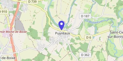 Carte OpenStreetMap — 27 rue Eugène-de-Thiac, Puyréaux