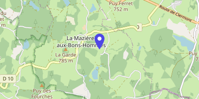 Carte OpenStreetMap — Le Bourg, La Mazière-aux-Bons-Hommes