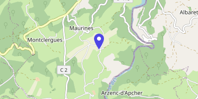 Carte OpenStreetMap — Le Bourg, Maurines