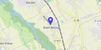 Carte OpenStreetMap — 15 rue Henri-IV, Boeil-Bezing