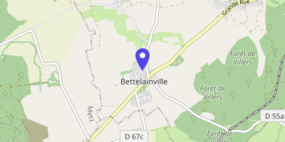 Carte OpenStreetMap — 7 rue de la Mairie, Bettelainville