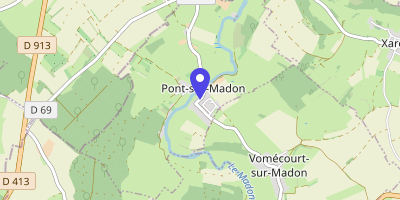 Carte OpenStreetMap — 21 Grande-Rue, Pont-sur-Madon