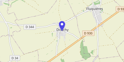 Carte OpenStreetMap — Place de la Mairie, Douchy