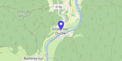 Carte OpenStreetMap — 5 place Auguste-Drouot, Gissey-sur-Ouche