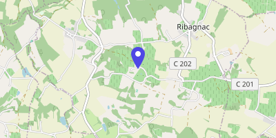 Carte OpenStreetMap — Le Bourg, Ribagnac