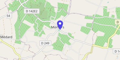 Carte OpenStreetMap — Le Bourg, Mortiers