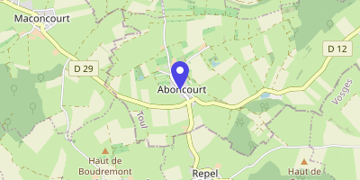 Carte OpenStreetMap — 2 rue du Paquis, Aboncourt