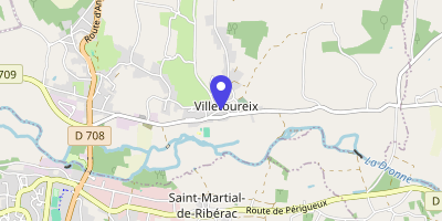 Carte OpenStreetMap — 126 rue de la Mairie, Villetoureix
